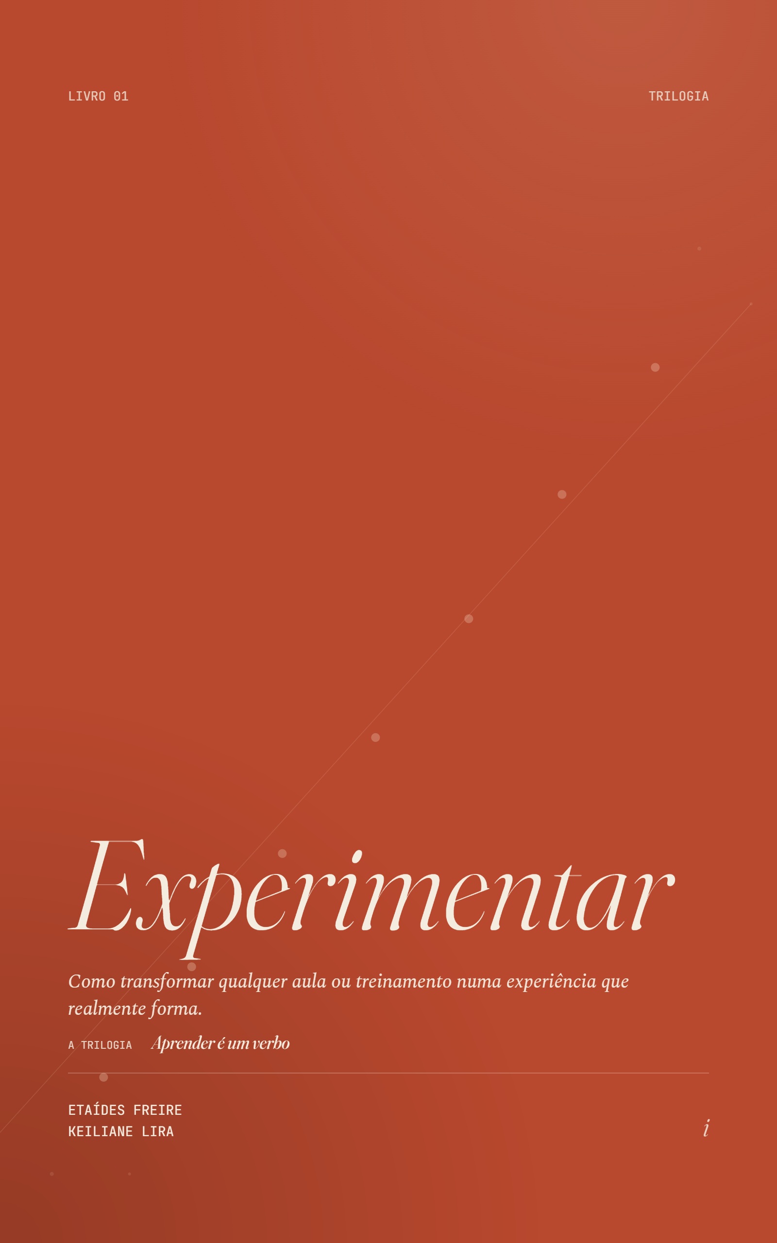 Capa do livro Experimentar — volume 1 da trilogia Aprender é um Verbo